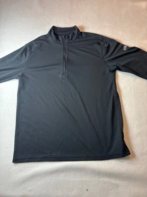 Pullover Eastern Mountain Sports para hombre negro con un cuarto de cremallera L Foto 1 de 4