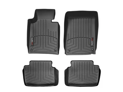 Forro de piso WeatherTech para BMW 323i 1999-2000 - 1ª y 2ª fila, negro Foto 1 de 4