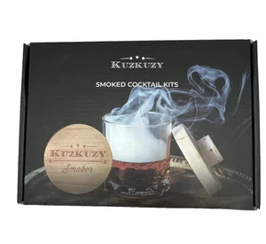 Kuzkuzy Smoked Cocktail Kit, New In Box, Oak, Hickory, Pear w/ Torch Gift Set - Picture 1 of 6