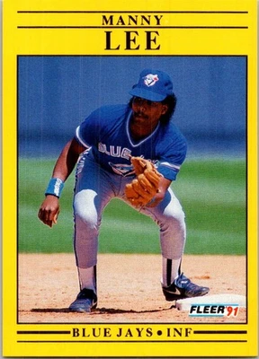 1991 Fleer #179a Manny Lee - Image 1 of 2