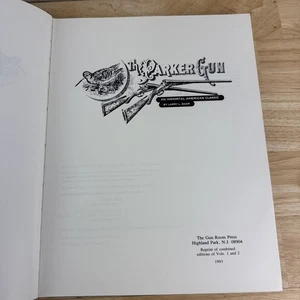 The Parker Gun An Immortal American Classic by Larry L. Baer Hardcover No DJ - Foto 1 di 7