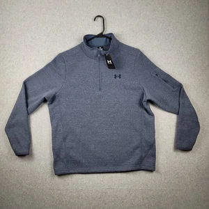 Maglione Under Armour UA Expanse Specialist 1/4 zip blu uomo vestibilità media ampia - Foto 1 di 9