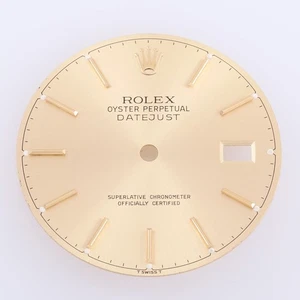 Rolex Datejust 36mm Champagne Stick Dial, T Swiss T, Part 16013 16233 #C44 - Picture 1 of 5