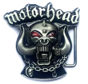 Motörhead Metall Gürtelschnalle Belt Buckle silber-farbig Motorhead - Foto 1 di 1