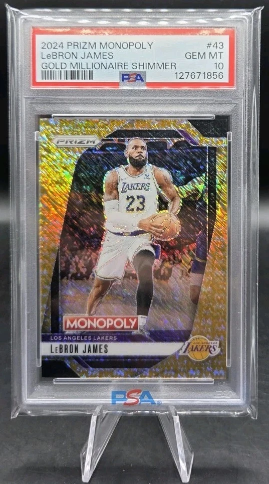 LeBron James Professional Sports PSA Basketball Trading Cards for