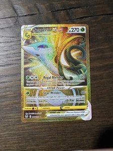 Serperior VSTAR 210/195 Silver Tempest Holo Secret Rare Pokémon TCG NM - Picture 1 of 5