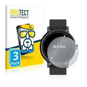 3x Glass Screen Protector for Circular Displays (ø: 33 mm) Protective Glass  - Afbeelding 1 van 7