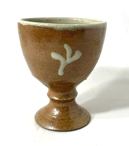 Cornwall Bridge Pottery Wine Goblet Todd Piker SIGNED Artisan Studio Chalice Cup - Picture 1 of 9