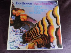 8 RECORD BOX SET BEETHOVEN SYMPHONIES,CORIOLAN/EGMONT PAUL KLETZKI - Picture 1 of 4