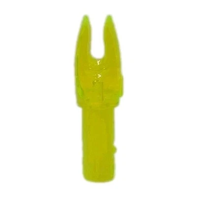 38 Count Easton H 6mm Arrow Nocks: Clear Yellow: 10 Grain - Image 1 of 3