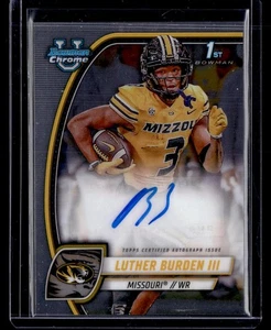 2024 Bowman University Chrome #PA-LBU Luther Burden III Prospekt Autogramme - Bild 1 von 2