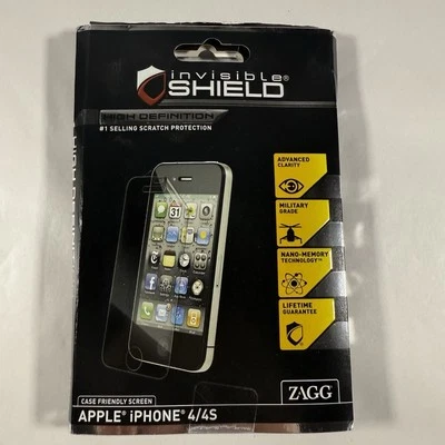 Zagg InvisibleShield Screen Protector for Apple iPhone 4 and 4S Devices - Image 1 of 4