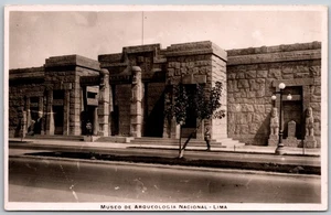 RPPC Museo Arqueológico Nacional en Lima Perú Foto Real Postal De Colección - Imagen 1 de 3