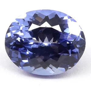AAA Certified Genuine Oval Cut Natural Tanzania Tanzanite Loose Gemstone 5.75 Ct - Picture 1 of 8