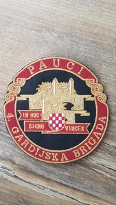 Kroatische Armee Patch 4. Gardebrigade - Spinnen - Bild 1 von 2