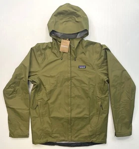 Men's PATAGONIA Torrentshell 3L Jacket Raincoat #85241 TENT GREEN (TGRN) - Picture 1 of 2