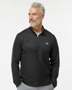 Adidas Ultimate365 Textured Quarter-Zip Top Pullover Size M New - Picture 1 of 9
