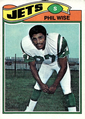 1977 Topps Phil Wise #377 Jets - Image 1 of 2