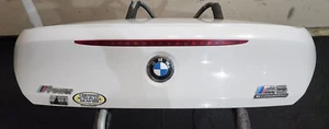 BMW 650I E64 M6 OEM 04 -10 CONVERTIBLE REAR TRUNK LID SHELL BOOT WHITE - Picture 1 of 13