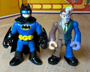 2 Figuras Imaginext DC Super Friends DOS CARAS Y BATMAN en AZUL - Imagen 1 de 5