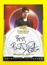 CZX Crisis on Infinite Earths Autograph BR-A Brandon Routh as Ray Palmer #59/115