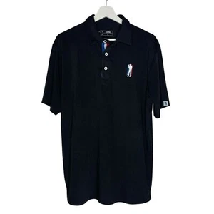USAG Polo Herren Large Schwarz U Suck At Golf - Bild 1 von 5