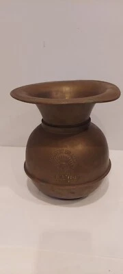 Escupitaja de latón tapón cortado tabaco para mascar marca Redskin vintage Foto 1 de 4