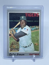 2019 Topps Heritage 50th Anniversary Buyback 1970 Gates Brown #98 Detroit Tigers