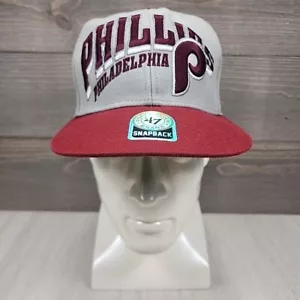 Philadelphia Phillies Hat Cap 47 Brand Snapback MLB Baseball Throwback Adjustabl - Picture 1 of 17