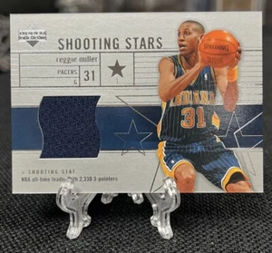 2003-04 Upper Deck Shooting Stars REGGIE MILLER Jersey Pacers #SS-RM - Picture 1 of 2
