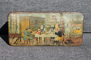 Alte lithographierte Blechdose Bretonische Galettes Saint Michel Grellier - Bild 1 von 8