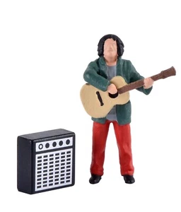 HO Scale Accessories - 1510 - H0 Street guitarist with amplifier, moving - Picture 1 of 3
