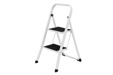 SCALETTA DOMESTICA in metallo - scala 2 gradini - RESISTENTE e ANTISCIVOLO