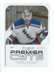 2008-09 Black Diamond Perimeter Die-Cut #PDC29 Henrik Lundqvist Rangers