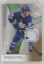2019-20 SP Game Used Gold Spectrum Premium Materials /65 Rasmus Sandin Rookie RC