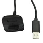 Black Hot Cord Wireless Game Controller USB Charger For Xbox 360 Charging Cable