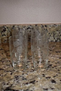 Set (6) geätzte Longdrinkgläser - Bild 1 von 2