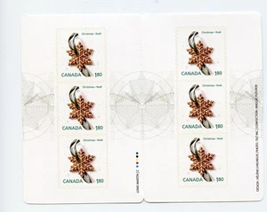 Canada MNH #2585a Booklet Christmas 2012 Cookies  J863 - Picture 1 of 1