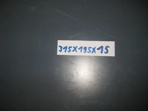 PVC Kunststoffplatte Grau 315x195x15 - Bild 1 von 1