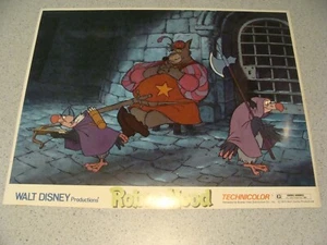 ROBIN HOOD - Original Lobby Card 1973 - WALT DISNEY TECHNICOLOR - 33,5 x 26,5 cm - Photo 1/2