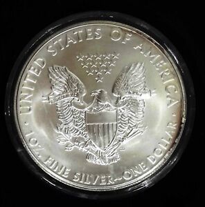 2013 American Silver Eagle $1 DOLLAR 1 TROY OZ COIN MINT STATE COA BOX Hi Grade