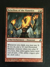 1x Rebellion Of The Flamekin Lorwyn Ed. MTG Magic The Gathering LP/MP Cond