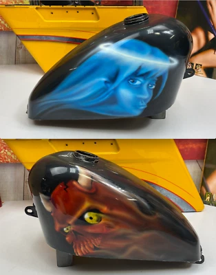 🔥57-78OEM Sportster Tanque de Combustible de Gas Cabeza de Hierro Picadora de Cacahuete Bobber De Colección Deportiva Foto 1 de 4