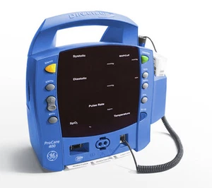 G.E. PROCARE 400 PATIENT MONITOR BP,SPO2,TEMP,PRINTER - Picture 1 of 1