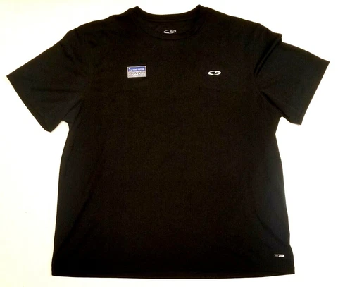 CHAMPION Mens XL Chip Ganassi Racing Black Duo Dry Tee Shirt Novo Nordisk EUC Cover