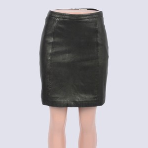 gorman leather skirt
