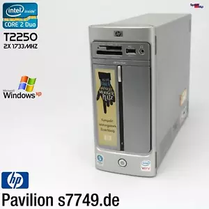 HP Compaq Pavilion S7749.DE Mini Computer PC Windows XP 7 Multimedia Spdif 1394 - Picture 1 of 7