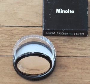 49 mm Filtre Minolta orange A12 (85), neuf (new) - Bild 1 von 3