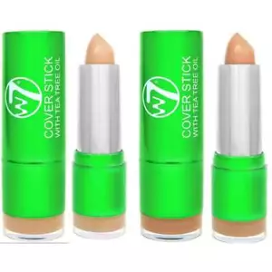 W7 Tea Tree Concealer Cover Stick For Spots & Blemishes - Choose Your Shade - Picture 1 of 3