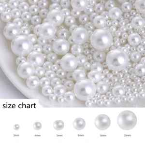 10000PCS Round Luster Imitated Faux Pearl Beads for Art Jewelry Making 3mm - Picture 1 of 6